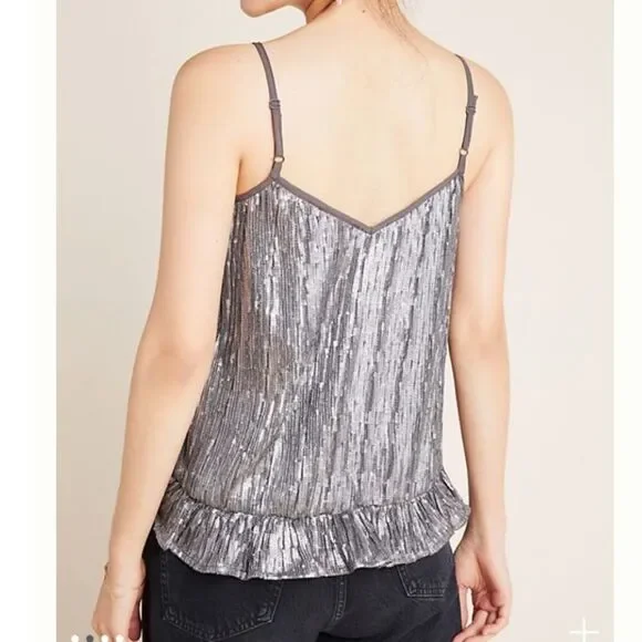 NWT Anthropologie Amelie Beaded Cami - Picture 3 of 4